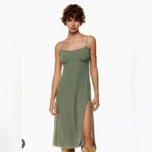 Aritzia sister dress - Bitter Sage size 6